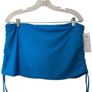 Island Escape Blue Hamptons Skirtini Swim Skort